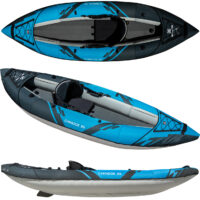 Aquaglide Chinook 90 Inflatable Single Kayak - With carry/storage bag