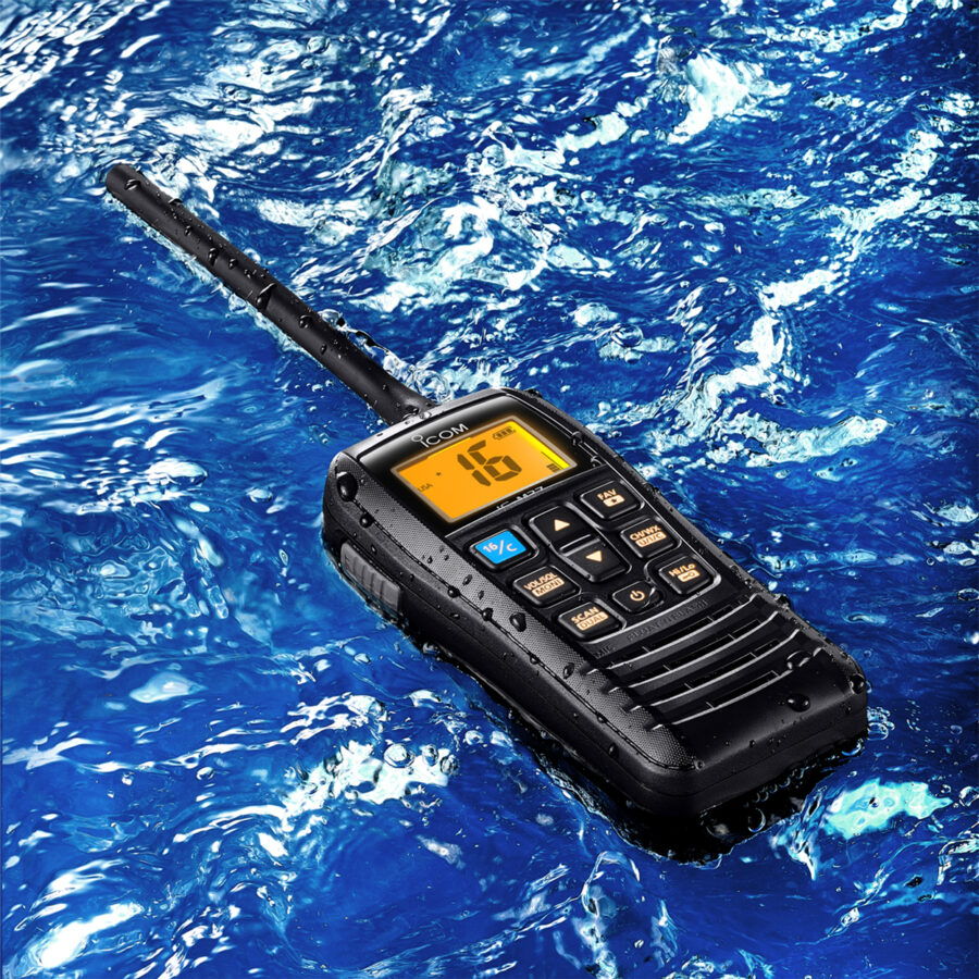 Handheld Marine Radio With Earpiece at Deborah Crain blog