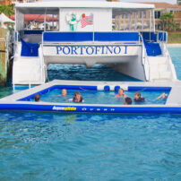 Aquaglide Ocean Pool - portable Floating Pool With Mesh Net For Yachts and Junks